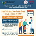 🎉 TRUNG TÂM KỸ THUẬT CAO – BỆNH VIỆN ĐA KHOA XANH PÔN CHÍNH THỨC KHÁM CẢ NGÀY THỨ BẢY TỪ THÁNG 7/2025 🎉